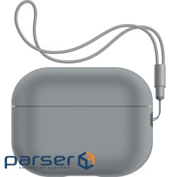 Чохол ArmorStandard Silicone Case with straps для Apple Airpods Pro 2 Gray (ARM68610)