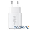 Зарядний пристрій Armorstandart 1xUSB-C PD20W + 1xUSB QC3.0 GaN white (ARM87067)