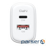 Зарядний пристрій Armorstandart 1xUSB-C PD20W + 1xUSB QC3.0 GaN white (ARM87067)