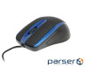 Миша Havit HV-MS753 Black/Blue, Optical, USB, 1000 dpi (6950676221770)