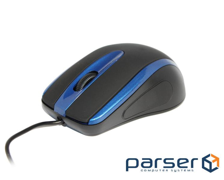 Миша Havit HV-MS753 Black/Blue, Optical, USB, 1000 dpi (6950676221770)