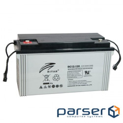 Accumulator battery AGM RITAR DC12-120, Gray Case, 12V 120Ah