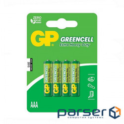 Батарейка Gp AAA R03 сольова * 4 (24G-U4 / 4891199000478) (24G-U4 / GP24G-2UE4)