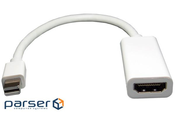 Перехідник Kingda mini DisplayPort M -> HDMI F білий (S0239)