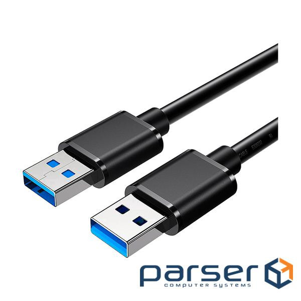 Дата кабель USB 3.0 AM/AM 2.0m 5Gbps black Essager (EXCAA-YTD01)