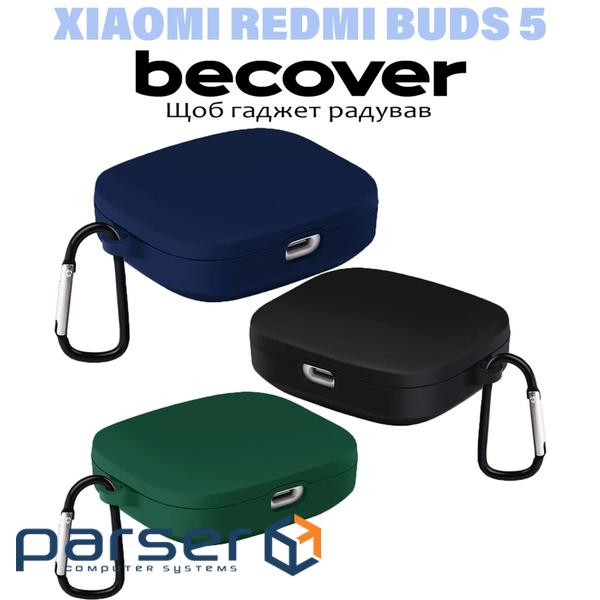 Чохол для навушників BeCover Silicon для Xiaomi Redmi Buds 5 Deep Blue (710957)