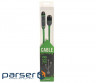 Дата кабель USB 2.0 AM to Lightning + Micro 5P 2.0m 2A flat green PowerPlant (CA910502)