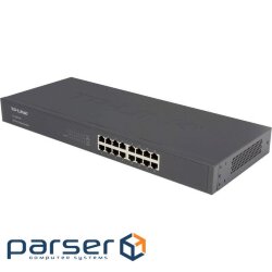 Network switch Cisco SG350X-48-K9-EU Тип - управляемый 3-го уровня, форм-фактор - в стойку, количество портов - 54, порты - SFP+, Gigabit Ethernet, комбинированный, возможность удаленного управления - управляемый, коммутационная способность - 176 Гбит/ с, размер таблицы МАС-адресов - 64000 Кб, корпус - Металический, 48x10/ 100/ 1000TX, 2хSFP+ TP-Link TL-SG1016