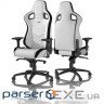 Крісло геймерське NOBLECHAIRS Epic White/Black (GAGC-085) (NBL-PU-WHT-001)