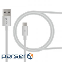 Кабель Piko CB-UT11 USB-USB Type-C (M/M), 1.2 м , White (1283126477522)