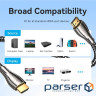 Кабель HDMI M - M, 12.0 м, V2.0, 4K 60Гц, обплетення, Zinc Alloy Type чорний Vention (ALMBM)