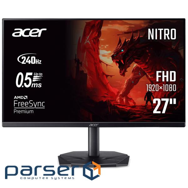 Монiтор TFT ACER 27" Nitro KG270W3bmiipx (UM.HX0EE.337) IPS FHD 240Hz 2*HDMI DP MM Black