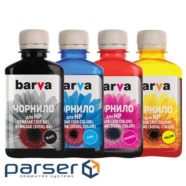 Чорнило Barva HP 305, 4x180 мл BK/C/M/Y (H305-180-MP)