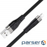 Кабель HOCO X53 Angel USB-A to Lightning 1м Black (6931474738059)