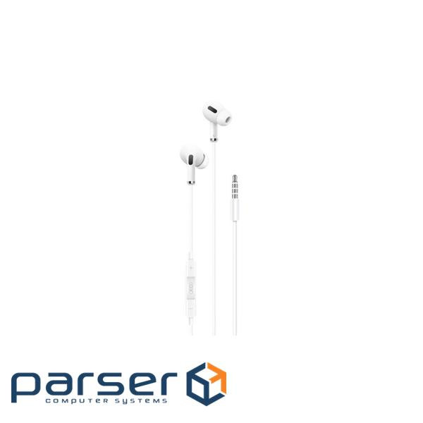 Навушники XO EP22 3.5mm White (EP22-WH)