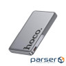 Батарея універсальна HOCO 5000mAh Sunlight PD/20W Magnetic Metal Grey (Q36 / 714986)