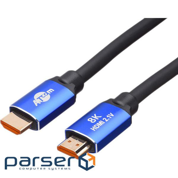 Кабель мультимедійний HDMI to HDMI 3.0m v2.1 Atcom (88803)