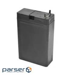 Акумуляторна батарея MERLION AGM 168 4V 1.8Ah, (75x50x22), клемми під пайку, Black Q40 (HW168)