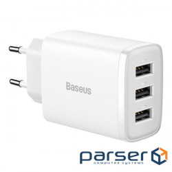 Зарядний пристрій Baseus White (CCXJ020102)