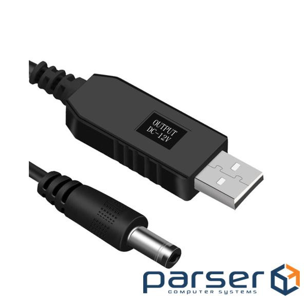 Кабель перетворювач USB-DC 5v-12v (1m) (USBDC512)