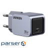 Зарядний пристрій Ugreen USB-C PD30W GaN X703 gray (35006)
