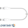 Кабель j5create JUCX18L18W-N, преміум якість, USB 2.0, C-тато/C-тато,1.8 м.