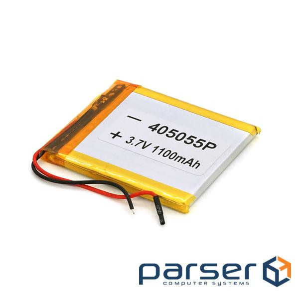 Літій-полімерний акумулятор 4*50*55mm (Li-ion 3.7В 1100мА&middot,ч) (405055) ) (405055)