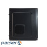 Корпус GTL T1668 Black, без БП, Mini Tower, Micro ATX/Mini ITX, 2xUSB 2.0, 370x176x410 мм, 0.4 мм ,