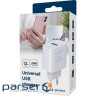 Зарядний пристрій Gembird 1xUSB-A 5V/2.4A (12W) white (TA-UC-1A12-01)
