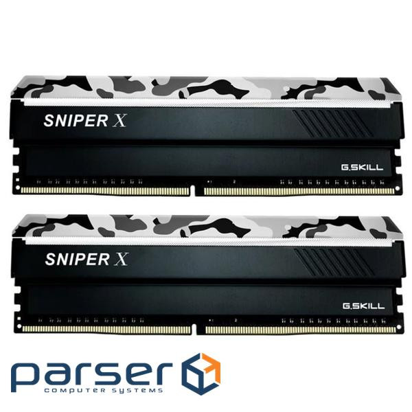 Модуль пам'яті G. SKILL Sniper X Urban Camo DDR4 3200MHz 32GB Kit 2x16GB XMP (F4-3200C16D-32GSXWB)