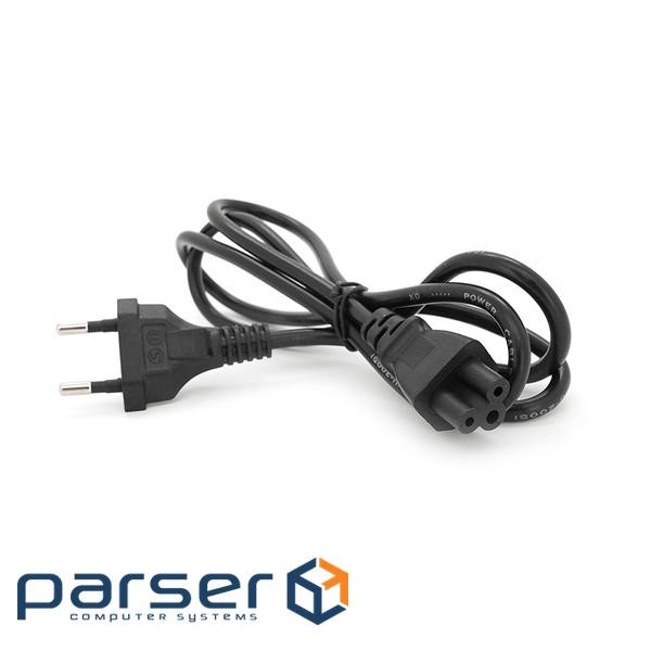 Кабель живлення 1.2m, 0.5mm, PC-184 / 2 CEE7 / 16-C5 3 pin (для побут (PC-184 / 2 CEE7 / 16-C5-1.2M)