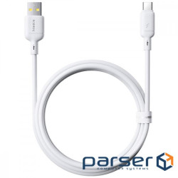 Кабель Baseus Silky Series Fast Charging Type-C 3A (1m) white (P10377703213-02)