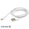 Дата кабель USB 2.0 AM to Lightning 1.0m PowerPlant (DV00DV4042)