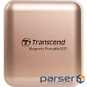 Портативний SSD диск TRANSCEND ESD420 1TB USB3.2 Gen2x2 Champagne Gold (TS1TESD420G)
