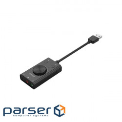 Зовнішня звукова карта USB ORICO SC2-BK (CA911448)