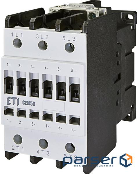 Контактор ETI, CEM50.00 230В 50/60Гц (4648103)