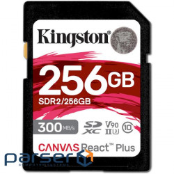 Memory card Kingston 256GB SDXC C10 UHS-II U3 R300/W260MB/s (SDR2/256GB)