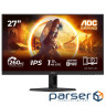 Монiтор TFT AOC 27" 27G4ZRE IPS FHD 300nit 260Hz(OC) 2*HDMI DP Black/Red