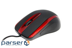 Миша Havit HV-MS753 Black/Red, Optical, USB, 1000 dpi (6950676221787)
