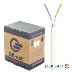 Cable network OK-Net UTP 305m 2 pairs (KPV-VP (100) 2x2x0.50 / 305)