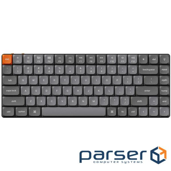 Клавіатура бездротова Keychron K3 Max Gateron Brown Switch Black RGB (K3M-H3-UA)