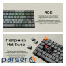 Клавіатура бездротова Keychron K3 Max Gateron Brown Switch Black RGB (K3M-H3-UA)