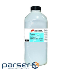 Тонер HP/Canon MPTCOL OS3 500г cyan (фасовка) Static Control (MPTCOL-500B-COS3-P)