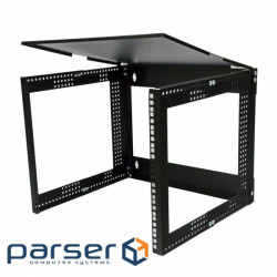 Кронштейн настінний 19" 9U, глибина. 280&hellip,480мм, чорний (CMS-WB9U-480V-BK) (CMS-WB9U-480V-BK)