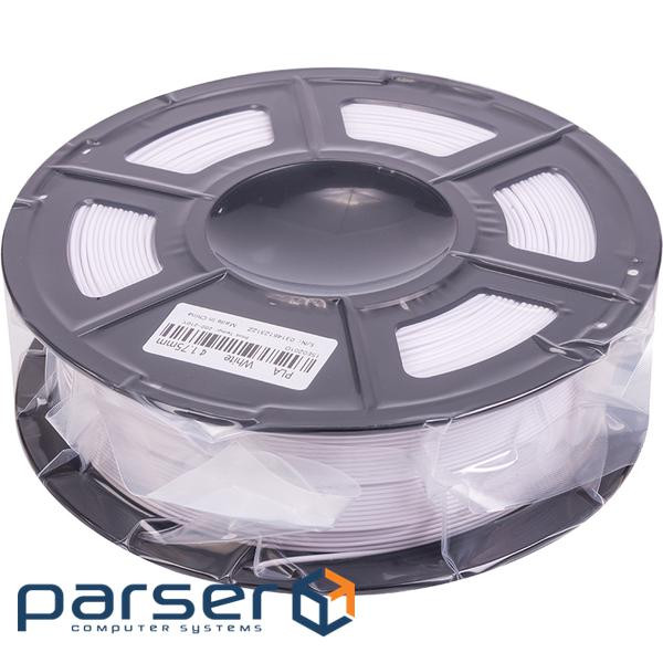 PLA-пластик PowerPlant Filament для 3D-принтера 1.75 мм 1 кг, білий (PT812950) (PT812950)
