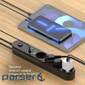 Мережевий фільтр COLORWAY CW-CHE44PDB Black, 4 розетки, 1xUSB-C, 3xUSB, 2м 