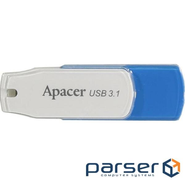 USB флеш накопичувач Apacer 64GB AH357 Blue USB 3.1 (AP64GAH357U-1)