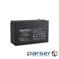 AGM батарея 12V/7Ah глибокого розряду MR-PBU12/7 Герметична свинцево-кислотна батарея 1 (MR-PBU12-7)