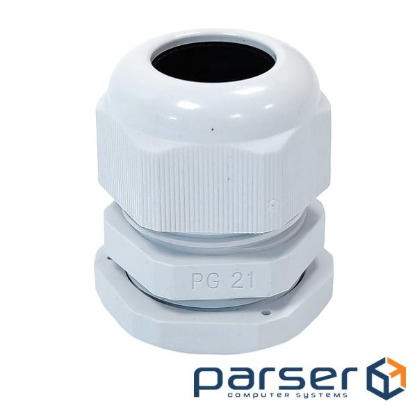 Cable entry to patch panels for cables with a diameter of 16 to 21 mm (PG21)