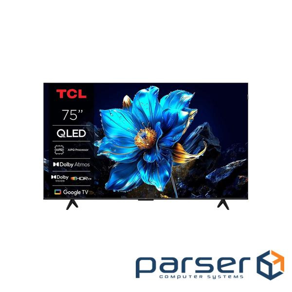 Телевізор 75 TCL QLED 4K 60Hz Smart Google TV Black (75P71K)